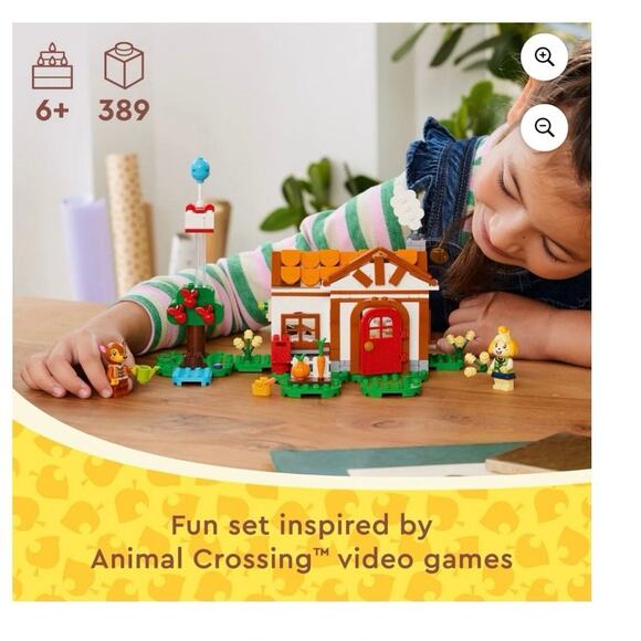 LEGO Animal Crossing Isabelle’s House Visit w/ Fauna Figures 77049 - Picture 3 of 6